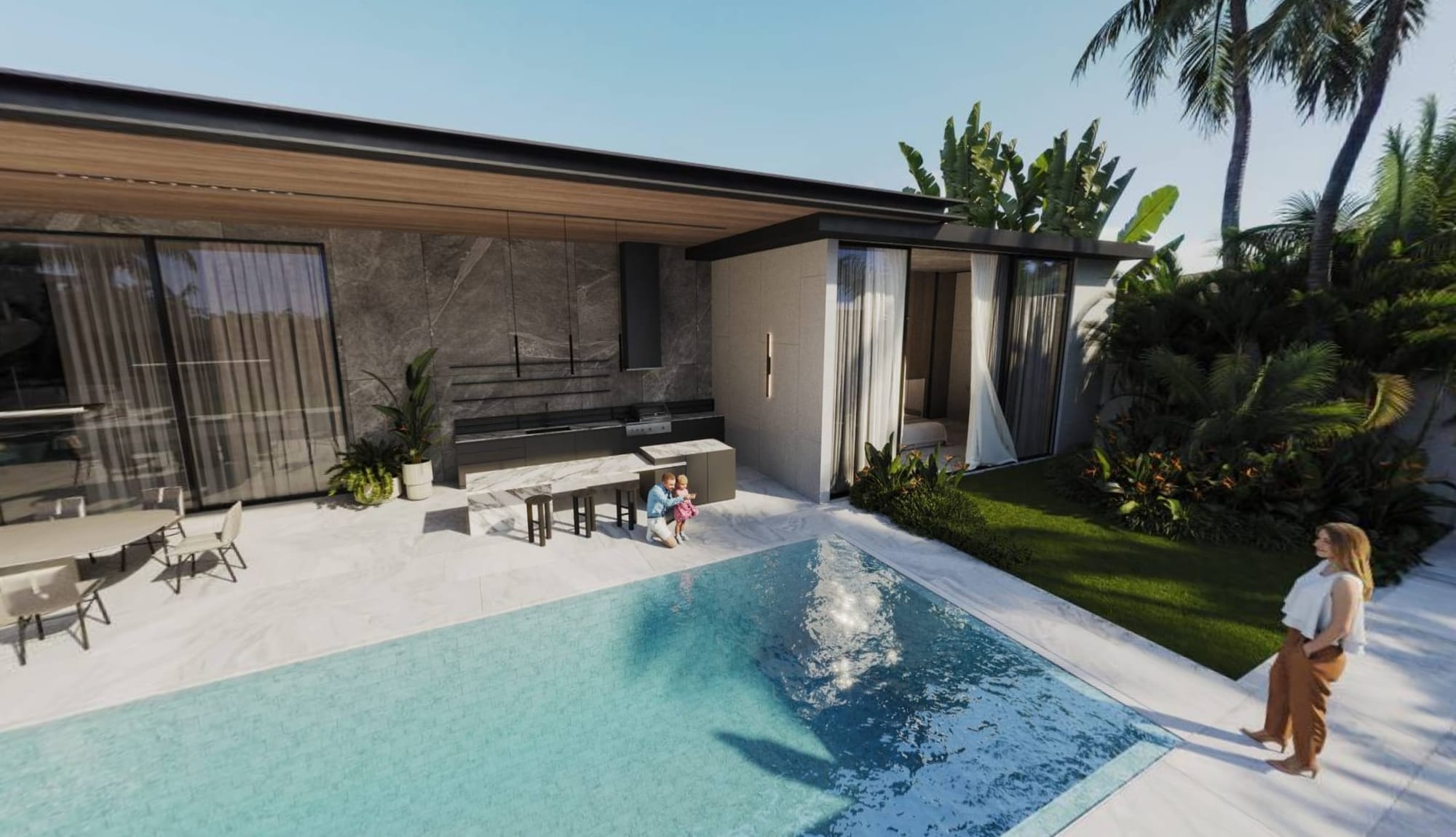 Terrace & Pool