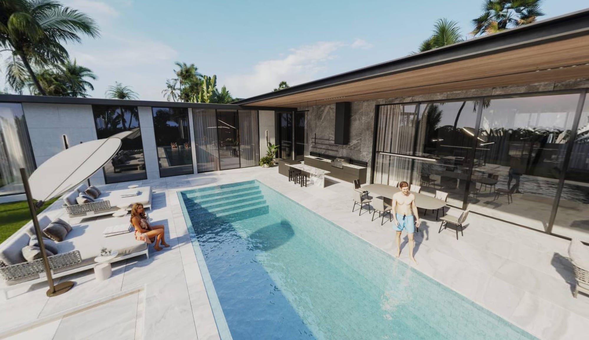 Terrace & Pool