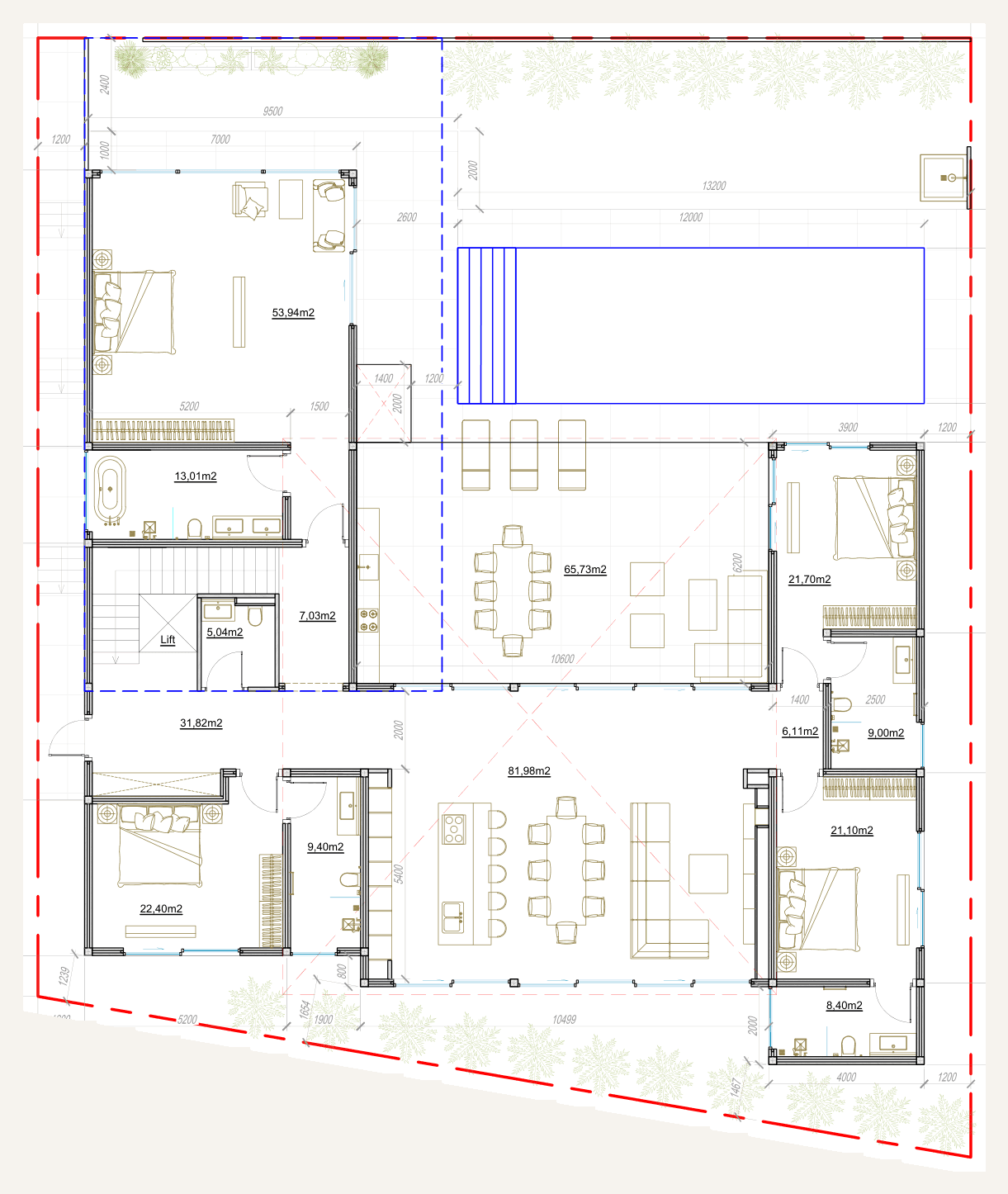 Villa 13 — floor plan
