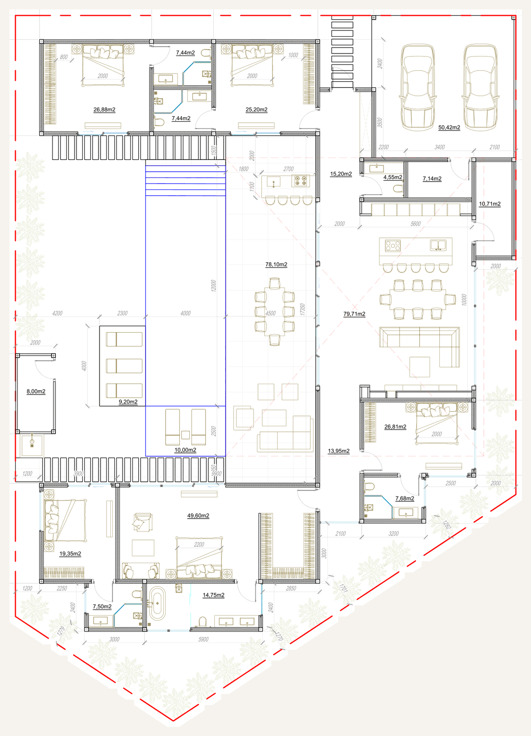 Villa 15 — floor plan